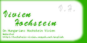 vivien hochstein business card